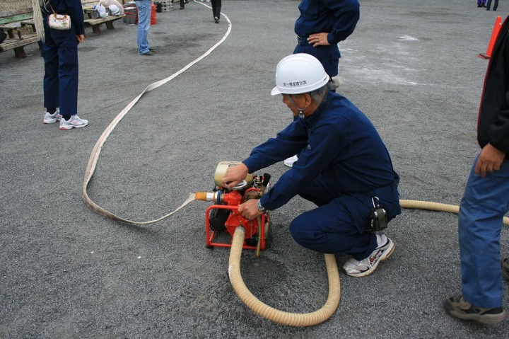 2008年度中野区軽可搬消火ポンプ操作大会